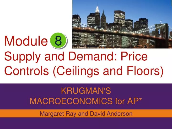 module supply and demand price controls ceilings and floors
