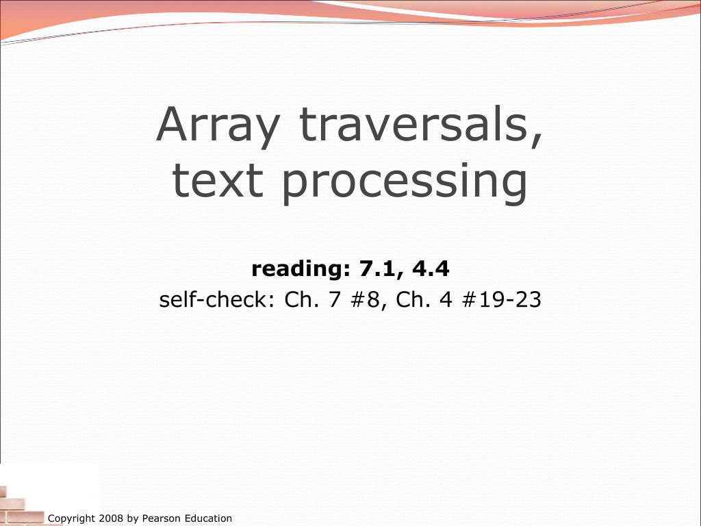 Java Array Traversal Examples PPT - Understanding Array Traversals and Text Processing in Java ...