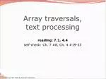 Understanding Array Traversals and Text Processing in Java Programming - slide 1