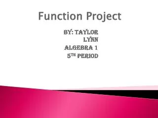 function project