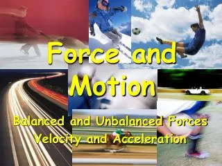 force and motion
