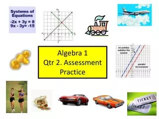 Algebra 1 Qtr 2. Assessment Practice