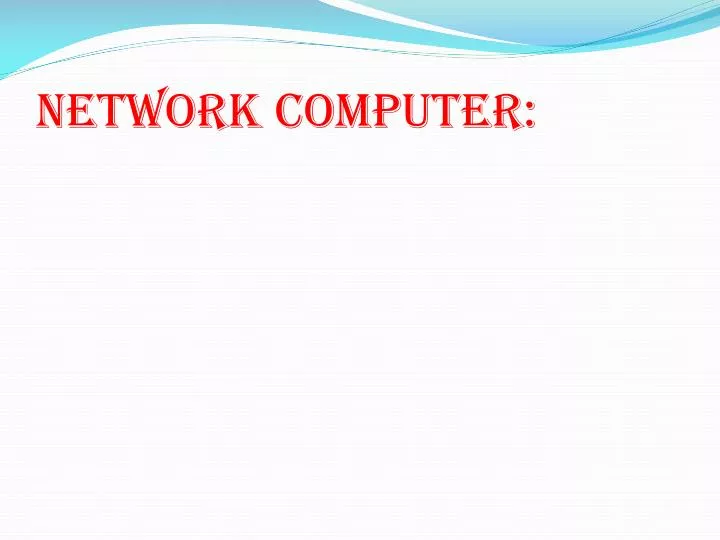 network computer