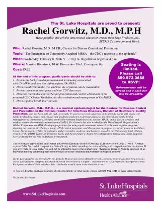 Rachel Gorwitz, M.D., M.P.H