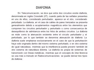 diafonia