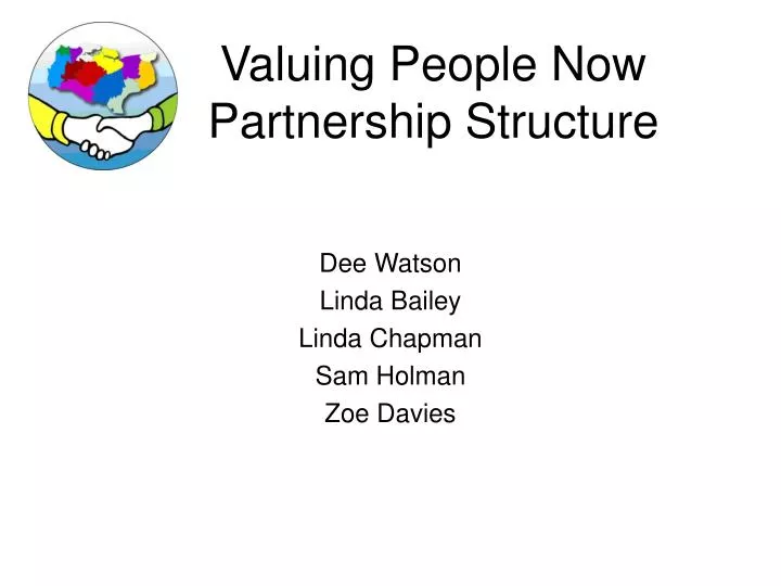 valuing people now partnership structure