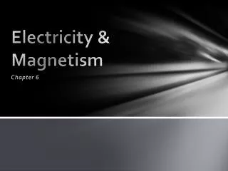 electricity magnetism
