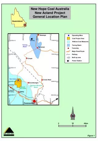 New Hope Coal Australia New Acland Project General Location Plan