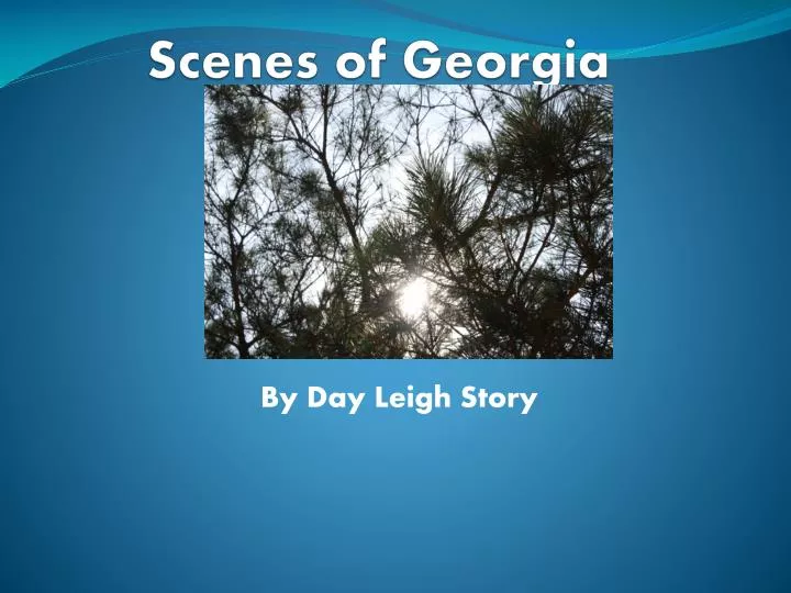scenes of georgia