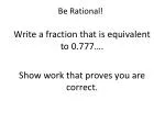 Be Rational! - slide 1