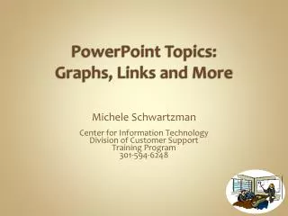 PowerPoint Topics: Graphs, Links and More