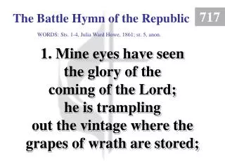 The Battle Hymn of the Republic (1)