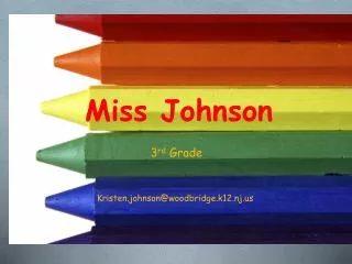 Miss Johnson