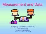 Measurement and Data - slide 1