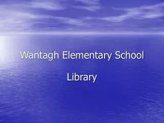 Wantagh Elementary School