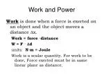 Work and Power - slide 1
