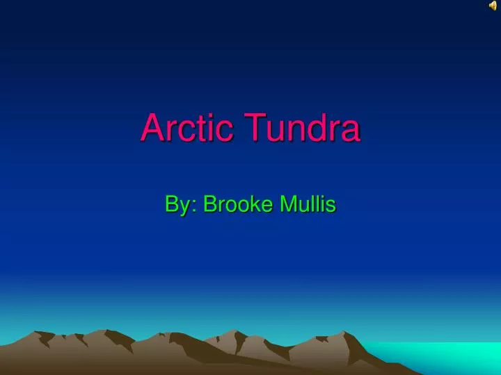 arctic tundra