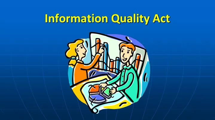 information quality act