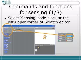 Commands and functions for sensing ( 1 / 8 )