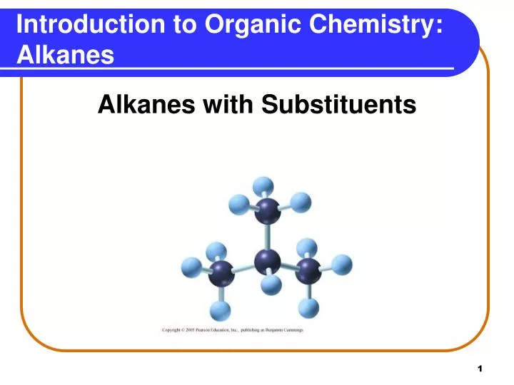 introduction to organic chemistry alkanes