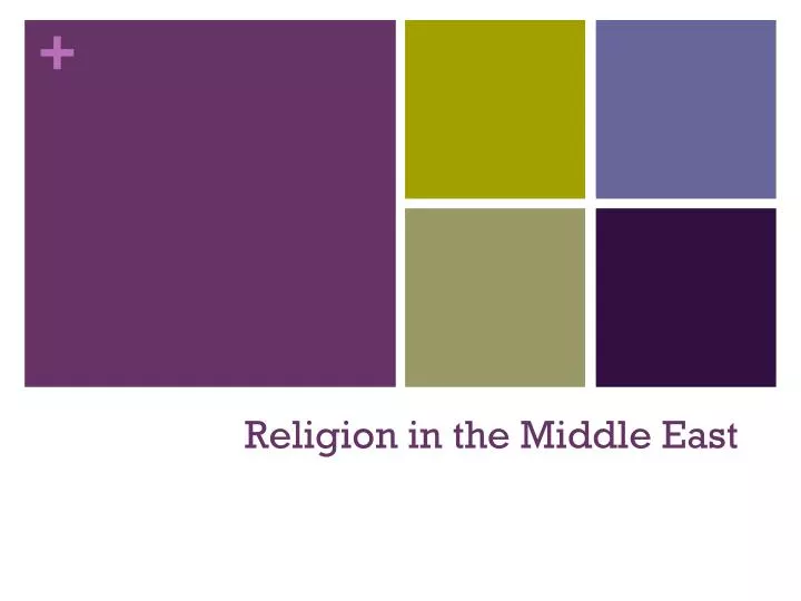 religion in the middle east