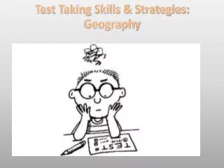 Test Taking Skills &amp; Strategies: Geography
