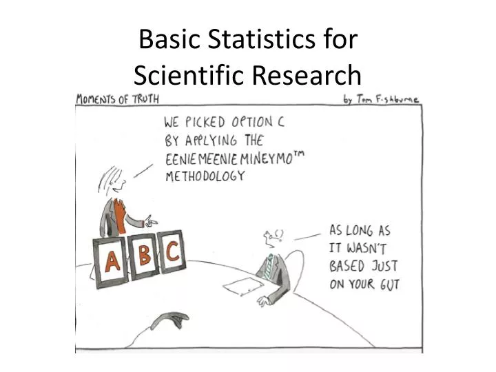 basic statistics for scientific research