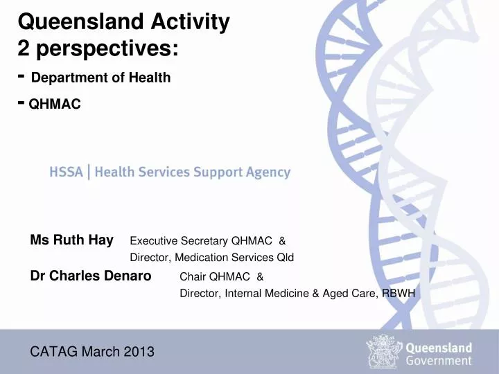 queensland activity 2 perspectives department of health qhmac