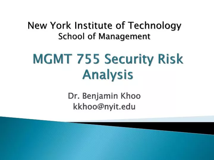 mgmt 755 security risk analysis