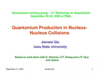 Quarkonium Production in Nucleus-Nucleus Collisions
