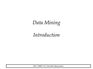 Data Mining Introduction