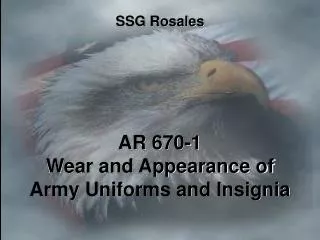 AR 670-1 Wear and Appearance of Army Uniforms and Insignia