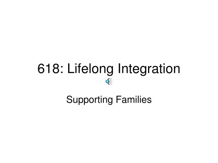 618 lifelong integration