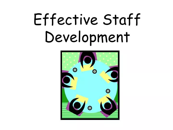 effective staff development