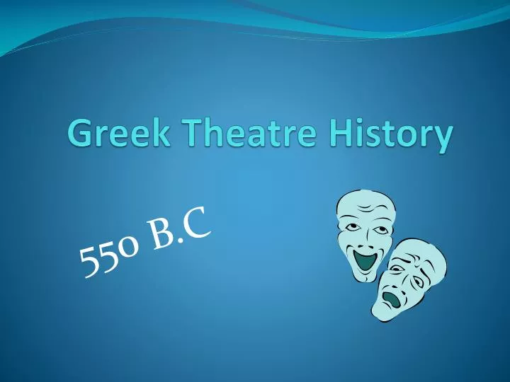 greek theatre history