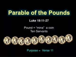 Parable of the Pounds