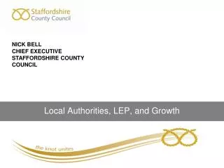 Local Authorities, LEP, and Growth