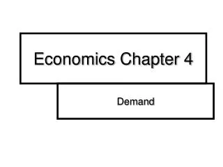 Economics Chapter 4