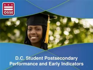 D.C. Student Postsecondary Performance and Early Indicators