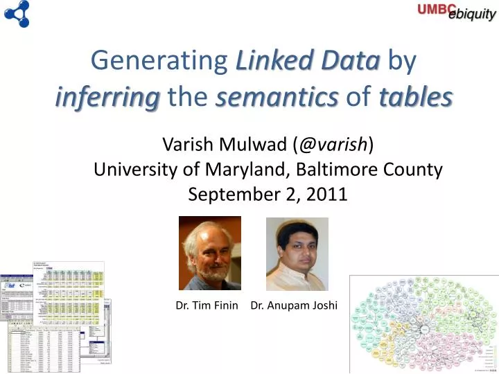 generating linked data by inferring the semantics of tables