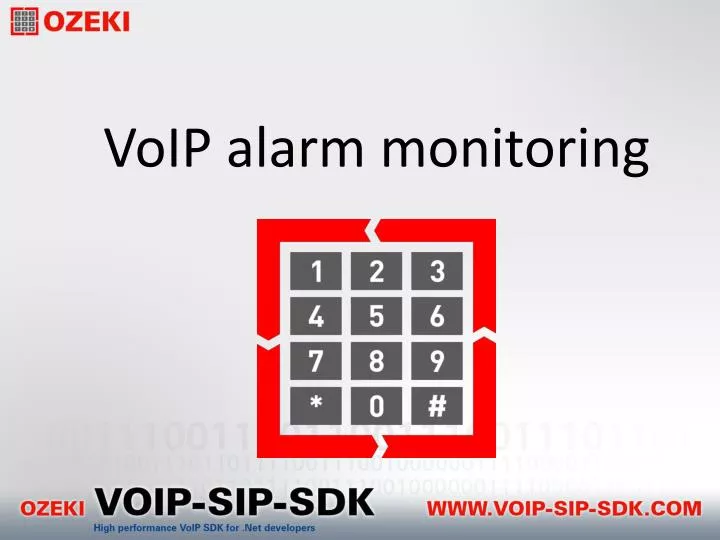 voip alarm monitoring