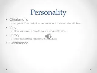 Personality