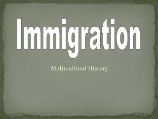 multicultural history