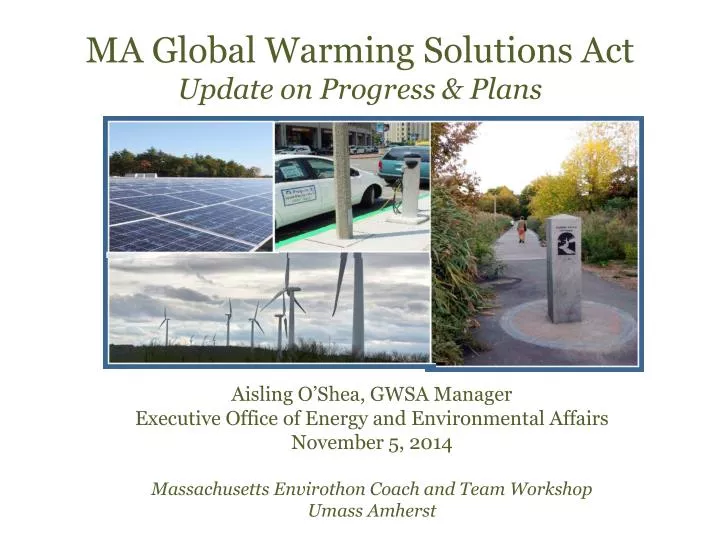 ma global warming solutions act update on progress plans