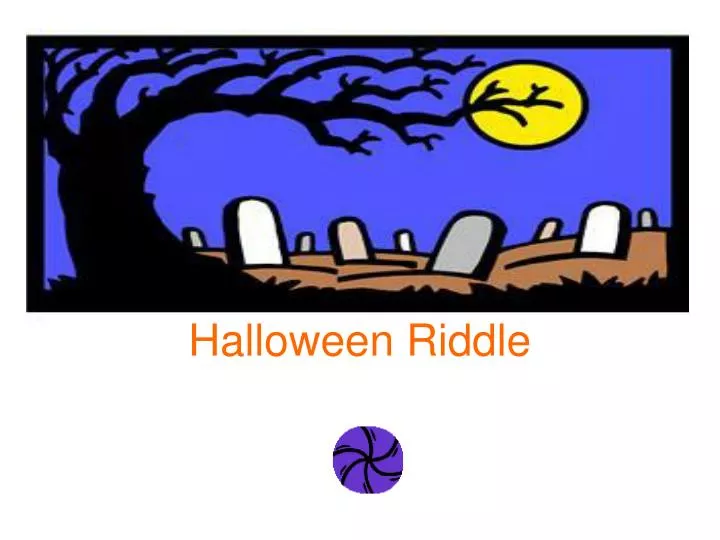 halloween riddle