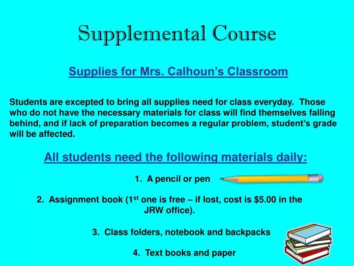 supplemental course
