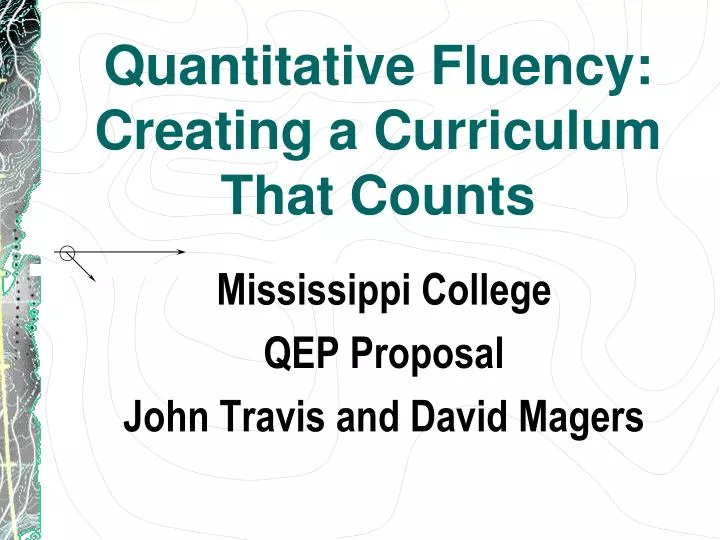 quantitative fluency creating a curriculum that counts