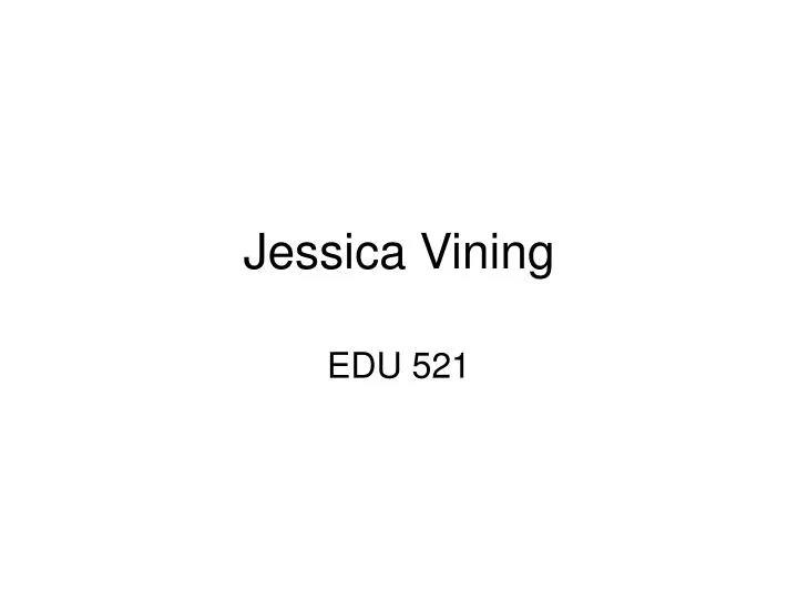 jessica vining
