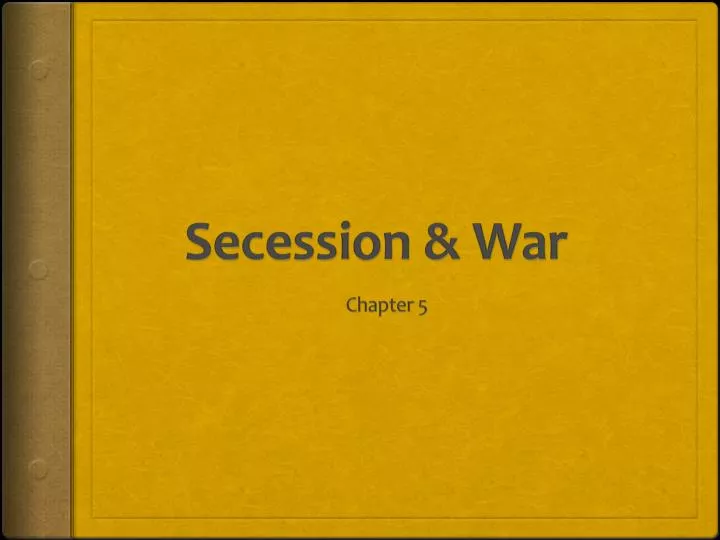 secession war