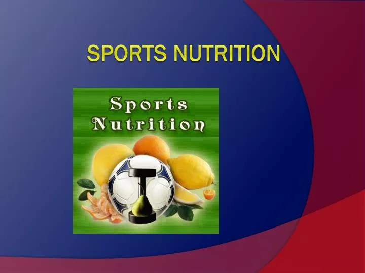 sports nutrition